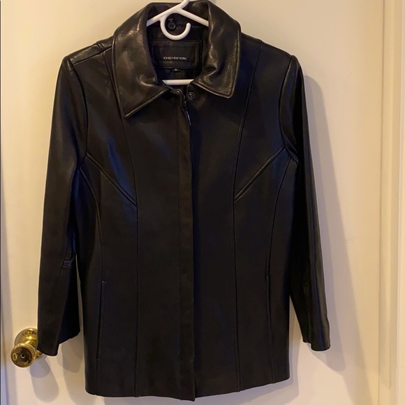 Jones New York Jackets & Blazers - Vintage Jones New York Leather Jacket